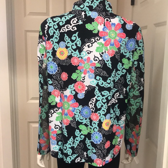 Ibkul Golf/Tennis/Athleisure 1/4 Zip L/S Top, NWT! - Picture 6 of 9